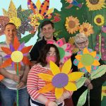 Simon Cataldo's visit during community art making