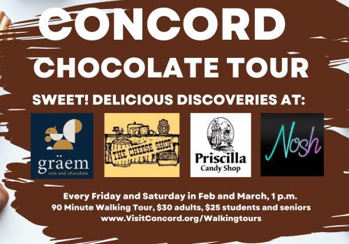 Concord History with a Chocolate Twist Walking Tour poster