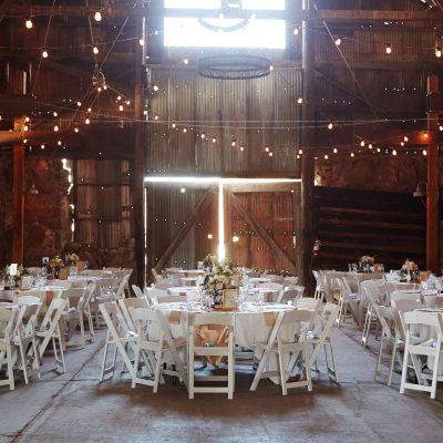 New England wedding in a barn