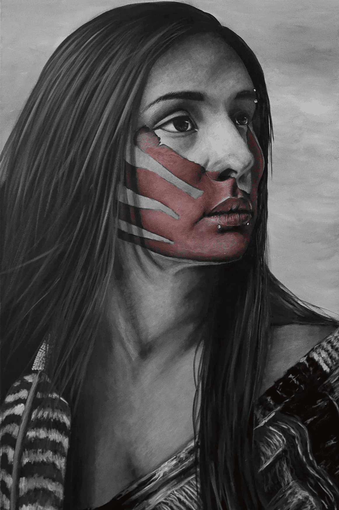 Portraits in Red: Missing & Murdered Indigenous Painting Project