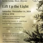 Concord250: The Concord Chorus Winter Concert "Lift Up the Light"