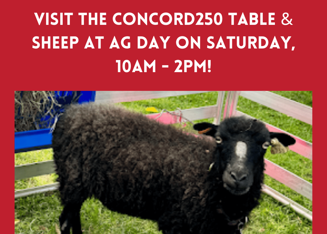 CONCORD250 Table at AG Day