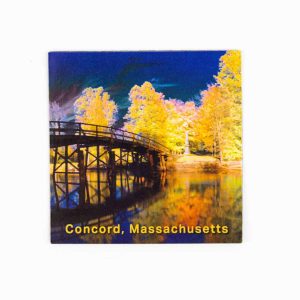 Concord Bridge Fall Scene Magnet